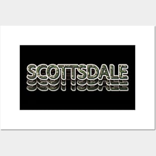 Scottsdale Arizona Military Design Art Style Posters and Art